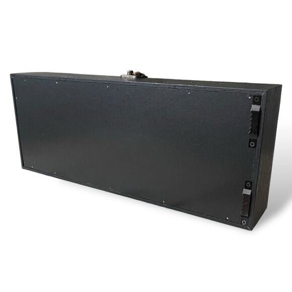 GraduatePro Rustic Black Shadow Box Frame Linen Back Hinged Glass Window - Picture 5 of 16